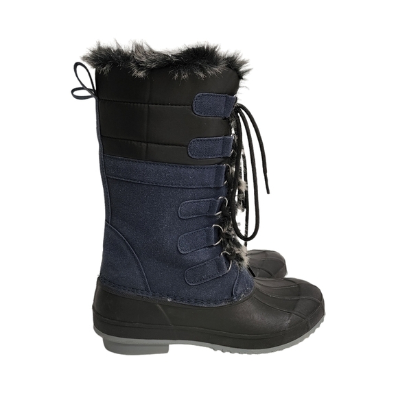 MISHANSHA FUR LINED MID CALF WATERPROOF INSULATED BOOTS - Picture 6 of 11